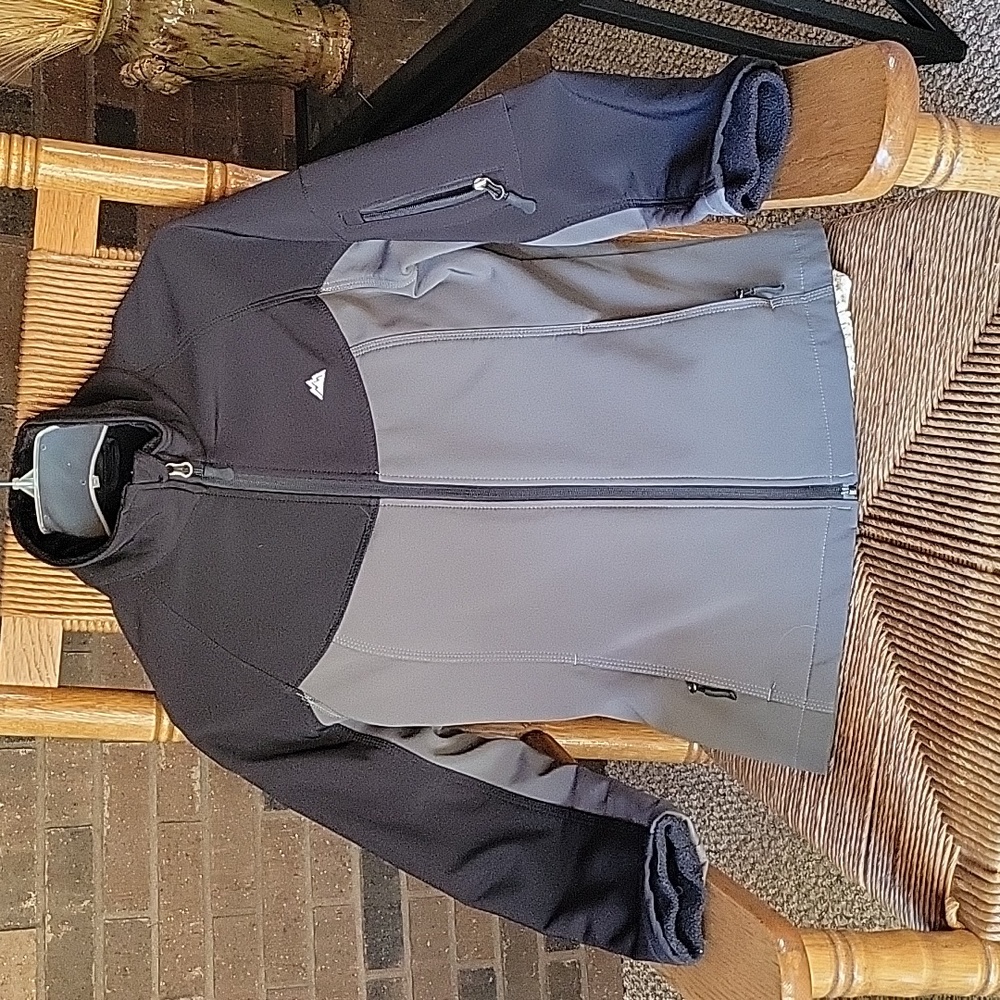 Snozu platinum collection jacket, black/gray size M